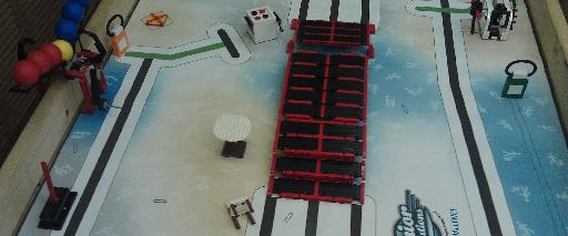 Center of Field setup for FLL Senior Solutions Robot Game
